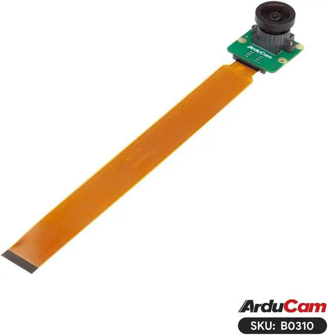 Alt view image 2 of 5 - Arducam for Raspberry Pi Camera Module 3 Wide, 120° IMX708 Manual Focus Pi Camera V3 with M12 Lens, 15cm 15-22 Pin FFC Cable
