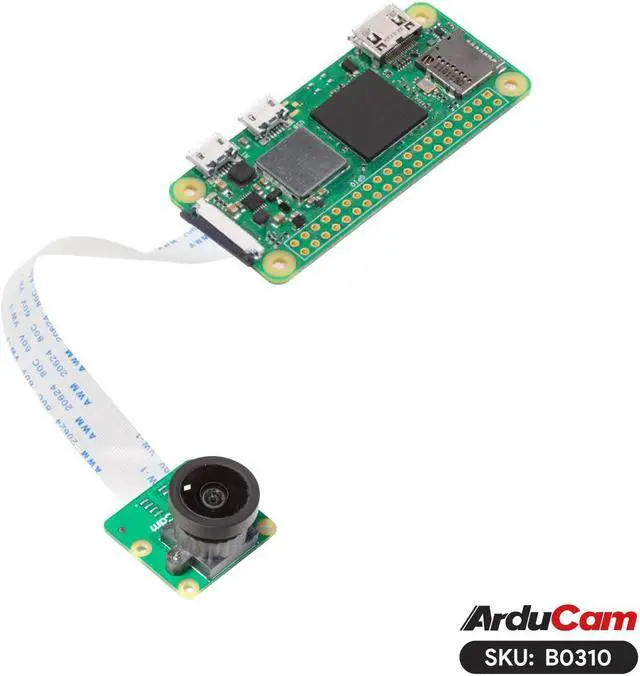 Alt view image 5 of 5 - Arducam for Raspberry Pi Camera Module 3 Wide, 120° IMX708 Manual Focus Pi Camera V3 with M12 Lens, 15cm 15-22 Pin FFC Cable