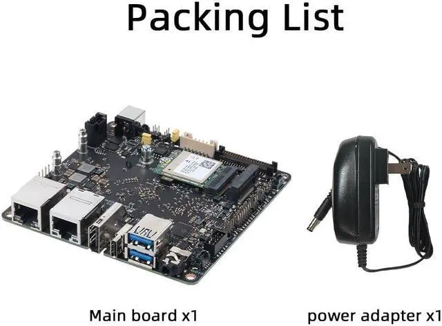 Alt view image 3 of 5 - WayPonDEV Tinker Board 3N Rockchip RK3568 Processor LPDDR4 Single Board Computers Support Debian/Android/Yocto,WIFI6 and PoE (3N)