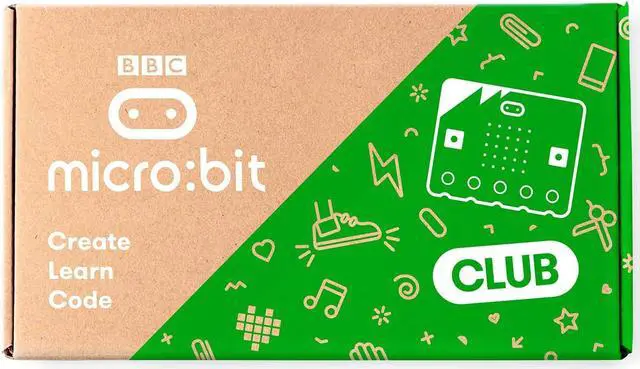 Main image of VESAOIR BBC Micro:BIT Micro:bit v2 Go Club (10 Pack microbit v2 go kit) with 10 BBC Micro:bit V2 Boards. Battery Holder, Micro USB Cable are Included