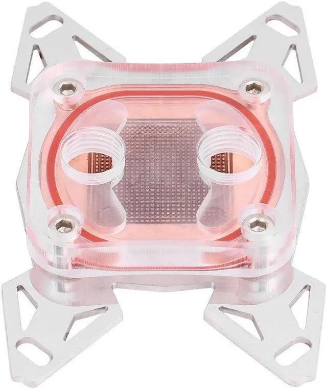 Main image of Diyeeni CPU Water Block for AM4 Socket, PC Water Cooling CPU Cooler Heat Sink G1 / 4" Thread, Copper Base, Computer Liquid Cooling System Accessories