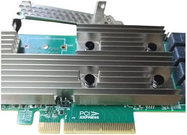 Alt view image 3 of 4 - SVNXINGTII SAS9305-16i SATA SAS 16 Port HBA 12Gbs RAID Controller Card Host Bus Adapter PCIe 3.0 x8 IT-Mode 05-25703-00 Card (9305-16i)