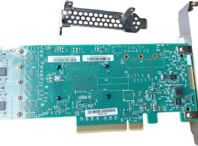 Alt view image 3 of 5 - SVNXINGTII SAS9305-16i SATA SAS 16 Port HBA 12Gbs RAID Controller Card Host Bus Adapter PCIe 3.0 x8 IT-Mode 05-25703-00 Card (9305-16i + 4 * 8643 SATA)