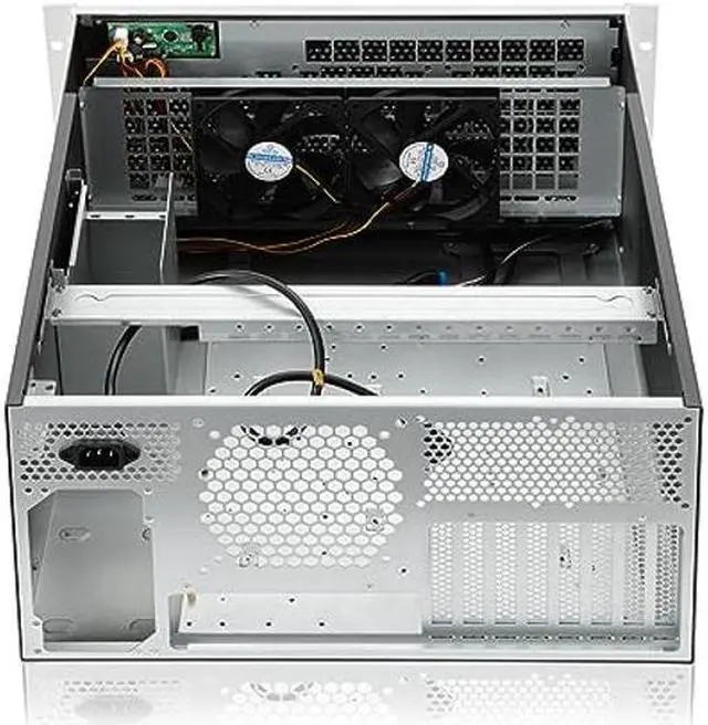 Alt view image 3 of 4 - RackChoice 5U rackmount Server Chassis Support Liquid Cooling Compatibility up to 360mm Radiator, 1xPS2+1xSFX PSU