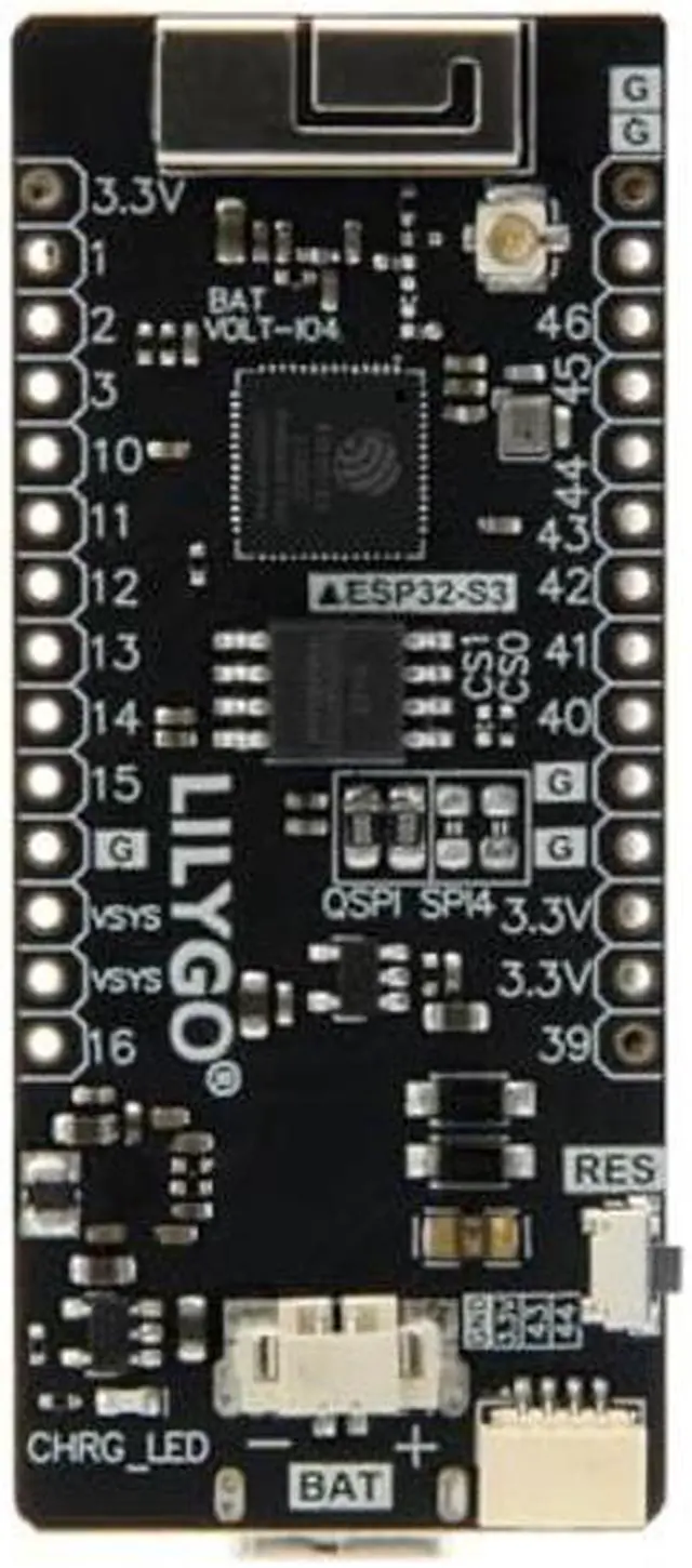 Alt view image 4 of 5 - LILYGO T-Display-S3 AMOLED ESP32-S3 with 1.91 Inch RM67162 Display TTGO Development Board Wireless Module (Unwelded pin Version)