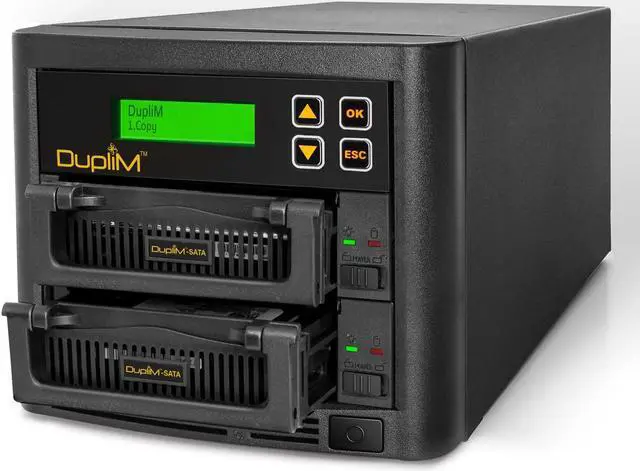 Alt view image 2 of 5 - DupliM 1:1 SSD HDD SATA IDE Cloner Duplicator and Hard Drive Sanitizer Burner Cloner Stand-Alone