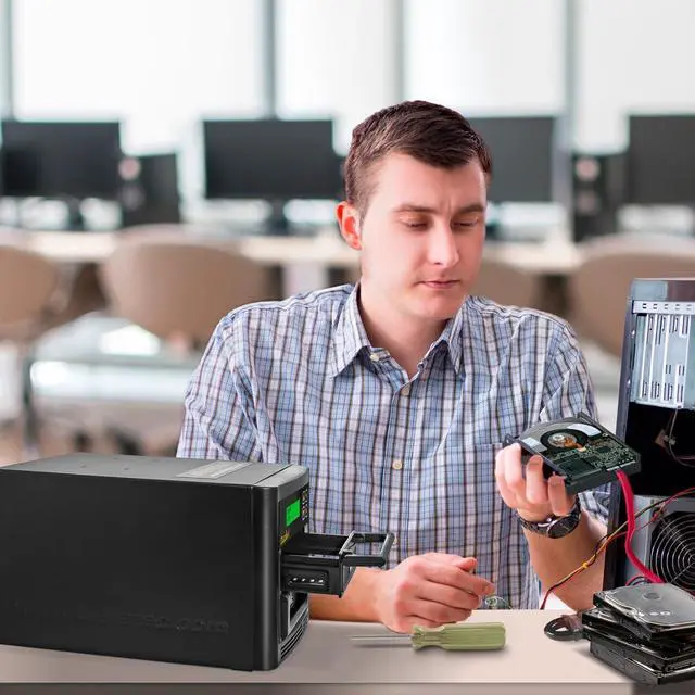 Alt view image 5 of 5 - DupliM 1:1 SSD HDD SATA IDE Cloner Duplicator and Hard Drive Sanitizer Burner Cloner Stand-Alone