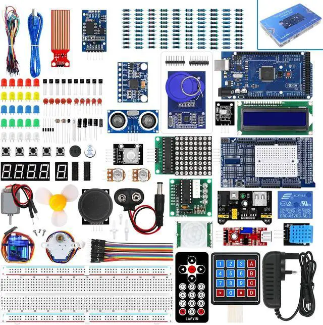 Main image of LAFVIN Mega 2560 Project Starter Kit for Mega328 Nano with Tutorial Compatible with Arduino IDE