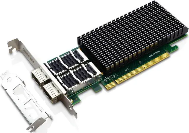 Main image of XWYWX 100GbE PCIe X16 NIC Converged Network Interface Card 2*QSFP28 Ports for Intel E810-CAM2 Chip PCI-E Ethernet Network Adapter Compare to E810-CQDA2 for Win/Linux/FreeBSD/VMware-X28119C-11
