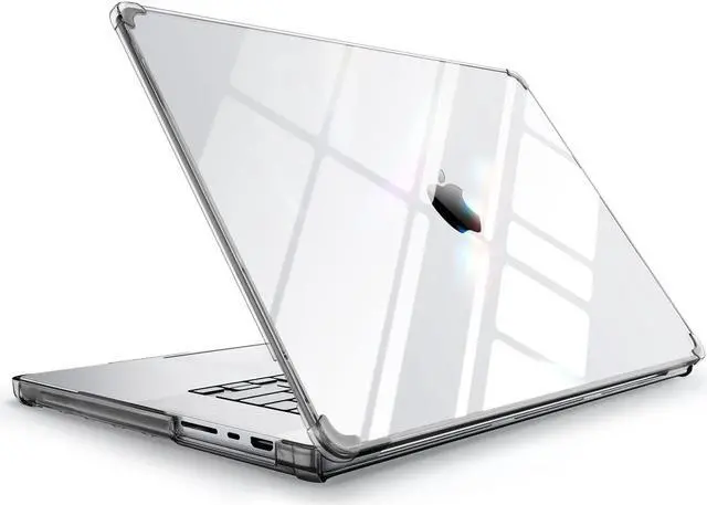 Main image of SUPCASE for MacBook Pro 14 Inch Case 2021-2024 Release (Unicorn Beetle Clear), M4/M3/M2/M1 Pro/Max Chip [Anti-Scratch] Slim Clear Cover Accessories for MacBook Pro 14'' with Touch ID, Black