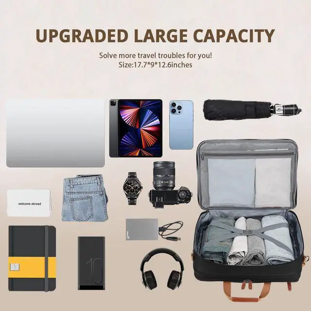 Alt view image 3 of 5 - MOLNIA Expandable Laptop Backpack, 3 in 1 Laptop Bag, 17.3 inch Computer Backpack, Multi-functional Travel Bag, 2022 New Version for Business Casual Travel College School, Men/Women,Black