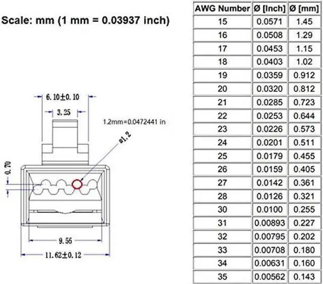 Alt view image 4 of 5 - UbiGear® 1000 Pcs RJ45 CAT6 8P8C Modular Network Cable LAN Connector/Plug/End (CAT6-1000Pcs)