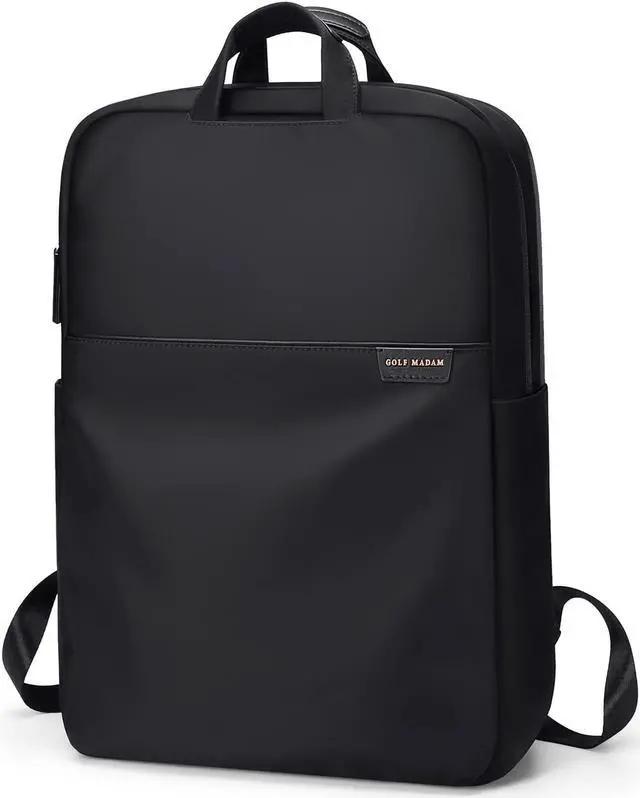 Main image of GOLF SUPAGS Travel Laptop Backpack for Women Anti Theft Slim Durable College Bookbag Business Computer Bag Fit 15.6Inch Notebook (Black, 15.6Inch)