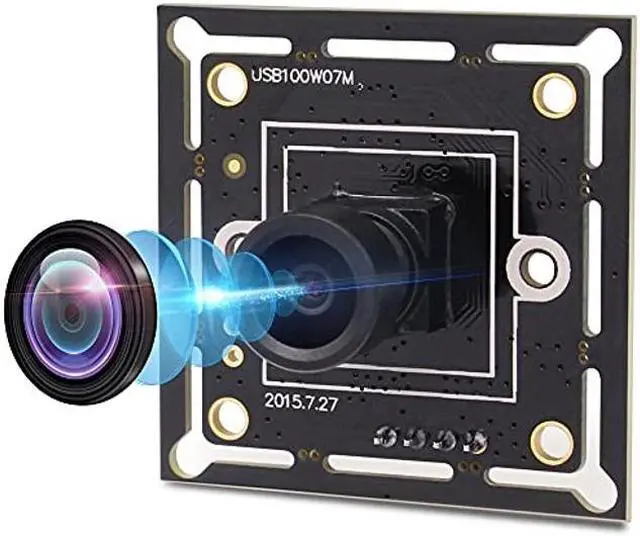 Main image of IFWATER USB Camera 720P Webcam 100 Degree Wide Angle Lens USB Camera Module for Computer Mini UVC Industrial Embedded Webcam Board USB2.0 High Speed Plug and Play for Industrial Machine Vision