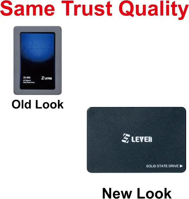 Alt view image 2 of 5 - LEVEN JS600 SSD 512GB 3D NAND TLC SATA III Internal Solid State Drive - 6 Gb/s, 2.5 inch /7mm (0.28") - up to 560MB/s - Retail 1 Pack