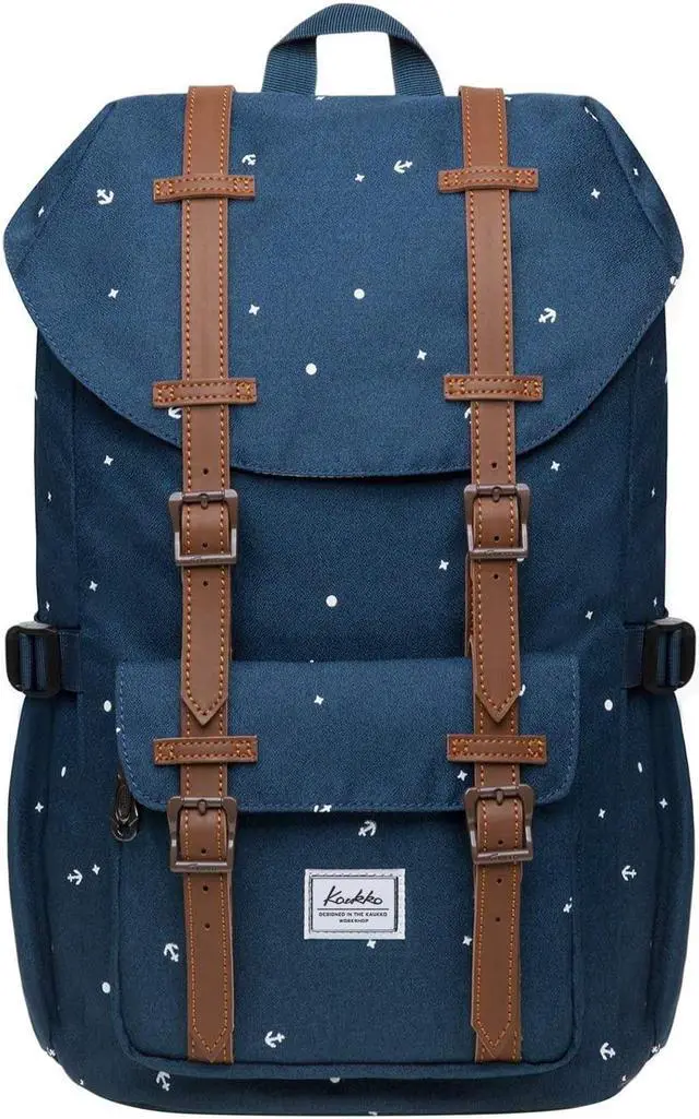 Main image of KAUKKO Laptop Outdoor Backpack, Traveling Rucksack Fits 15.6 Inch Laptop(13-BLUE)