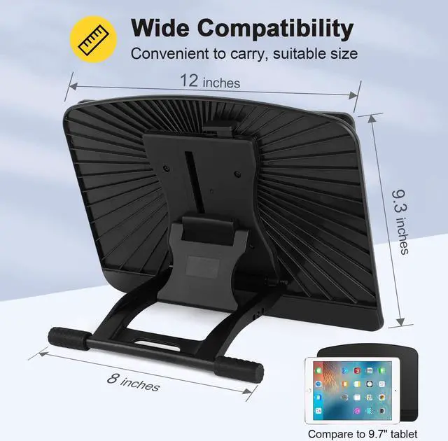 Alt view image 4 of 5 - Parblo PR 100 Universal Drawing Tablet Stand Adjustable for 10 to 16 Inches Digital Graphics Drawing Monitors Art Tablets Laptops