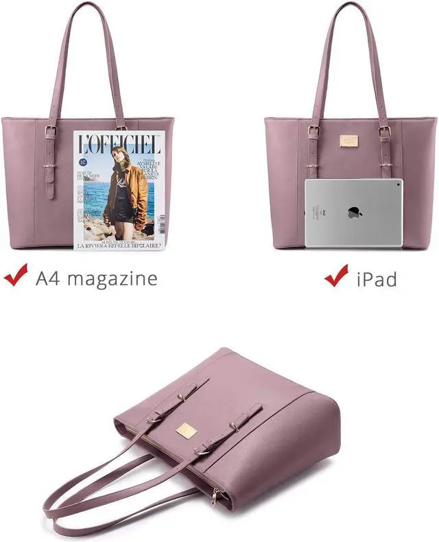 Alt view image 4 of 5 - Laptop Tote Bag for Women Cute Computer Bag Large Laptop Purse