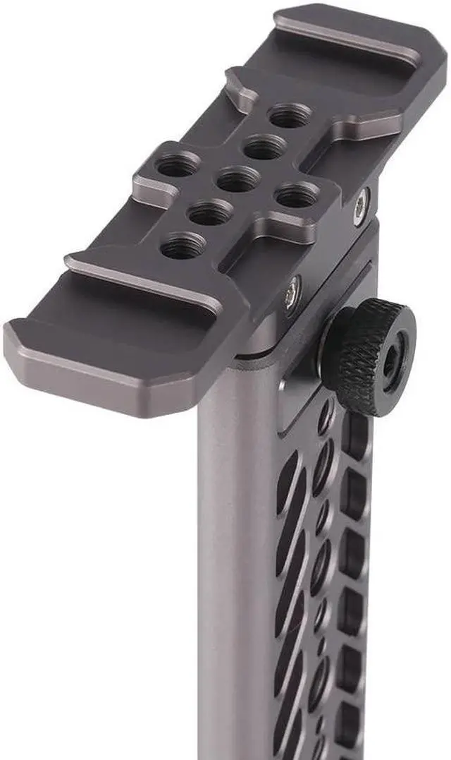 Alt view image 2 of 5 - NICEYRIG Aluminum Tripod Mount for iPad Pro 12.9'' 11''/Air 10.9'' 10.5''/Mini 8.3'' 7.9'' Video Recording Vlog Vlogging Lives, Professional Tablet Holder with QR Plate for Arca-Swiss - 502