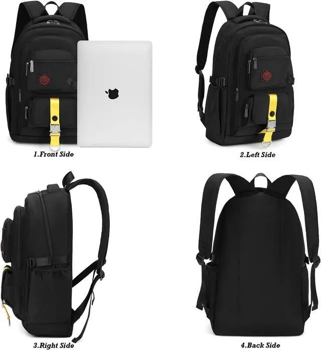 Alt view image 2 of 5 - NICGID Laptop Backpack, 14.1'' Laptop Bag Travel Bag Daypack for Men Women Outdoor Sports
