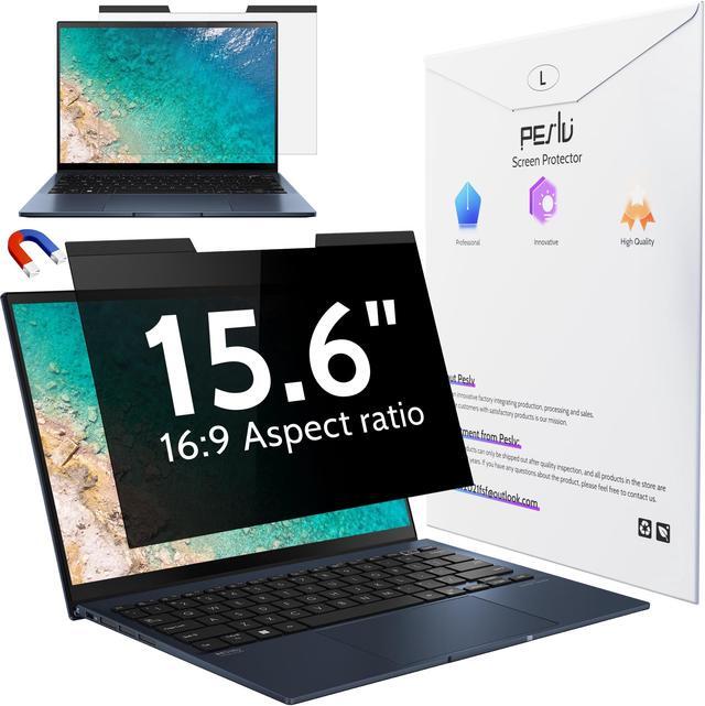 Main image of Peslv Magnetic Laptop Privacy Screen 15.6 inch for 16:9 Computer Monitor, 15" Removable Anti Glare Protector Blue Light Filter Shield Compatible with Lenovo Hp Dell Acer Asus Thinkpad Envy Xps