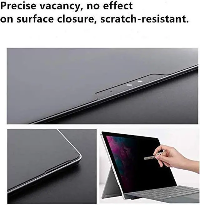 Alt view image 5 of 5 - PYS Surface Pro X Privacy Screen Protector for Surface Pro X 13 inch/Surface Pro 8, Privacy Screen Protector for Microsoft Surface Pro X with Surface Pen Compatible, Easy Installation