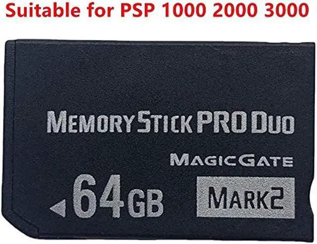 Alt view image 3 of 5 - MS 64GB Memory Stick Pro Duo MARK2 for PSP 1000 2000 3000 Accessories/Camera Memory Card...