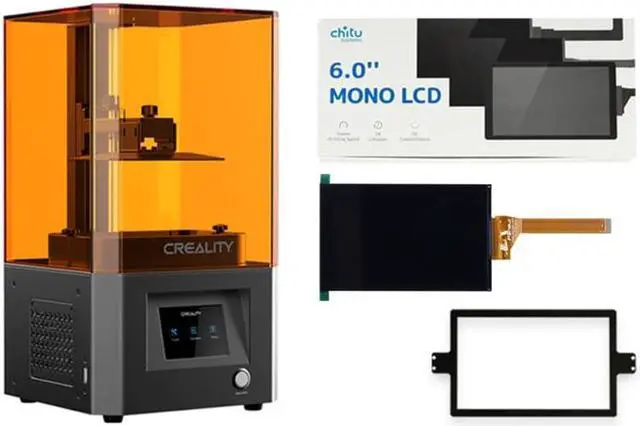 Main image of 2K Monochrome LCD Upgrade Kit Replacement for Creality LD002R,6.08 Inch Mono Screen with 1620x2560 Resolution(Screen kit for LD002R)