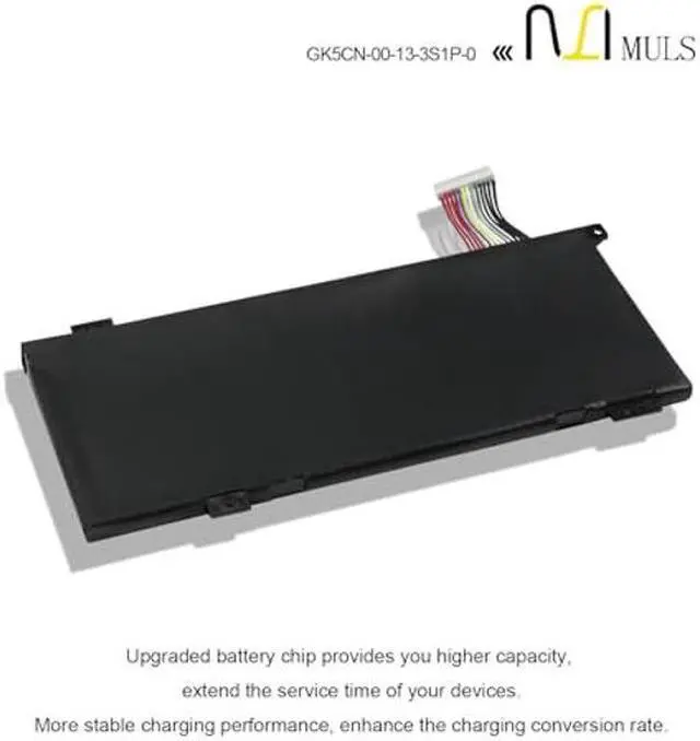 Alt view image 5 of 5 - GK5CN-00-03-13-3S1P-0 Laptop Battery for Getac TONGFANG GK5CN4Z GK5CN4X Schenker XMG Neo 15 MECHREVO X8Ti MAINGEAR Vector 15 Medion X6805 MACHENIKE T90 Plus Hasee Z7M-KP7Z Evoo EG-LP4-BK Gaming 11.4V