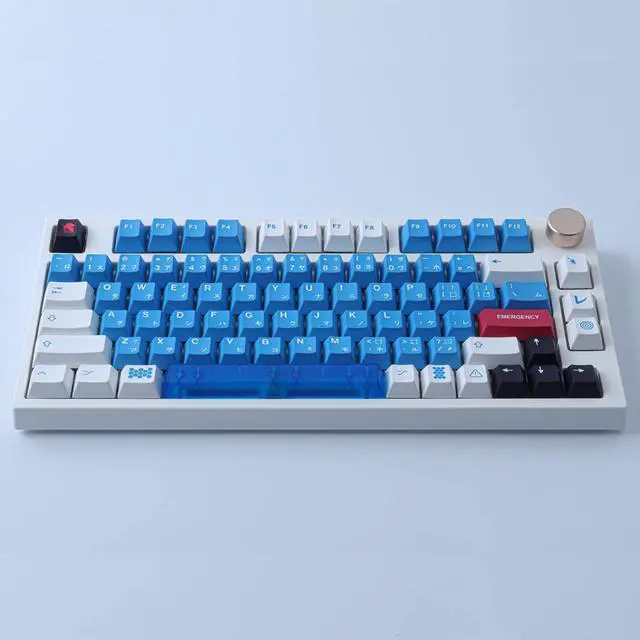Alt view image 4 of 5 - JOMKIZ PBT Keycaps, 134 Keys Dye Sublimation Cherry Profile Keycaps with 7U Spacebar Japanese Keycap Set for Cherry MX Switches US Layout Mechanical Keyboards