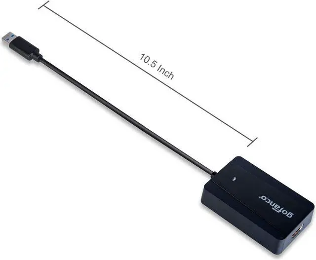 Alt view image 3 of 5 - gofanco USB 3.0 to HDMI Video Graphics Adapter for Multiple Monitors - Up to 2560x1440 for Windows and macOS, DisplayLink Chip, Includes HDMI-to-DVI Adapter, USB 3.0 Video Adapter (USB3HDMI)