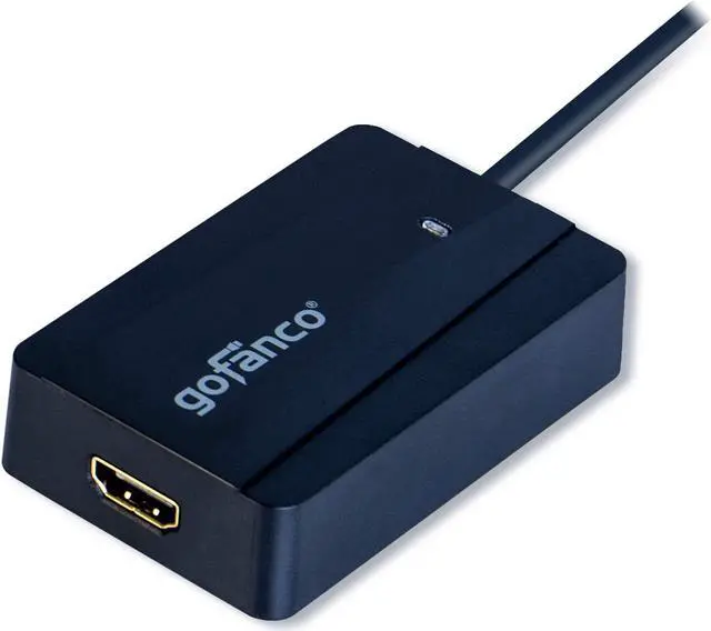Alt view image 4 of 5 - gofanco USB 3.0 to HDMI Video Graphics Adapter for Multiple Monitors - Up to 2560x1440 for Windows and macOS, DisplayLink Chip, Includes HDMI-to-DVI Adapter, USB 3.0 Video Adapter (USB3HDMI)