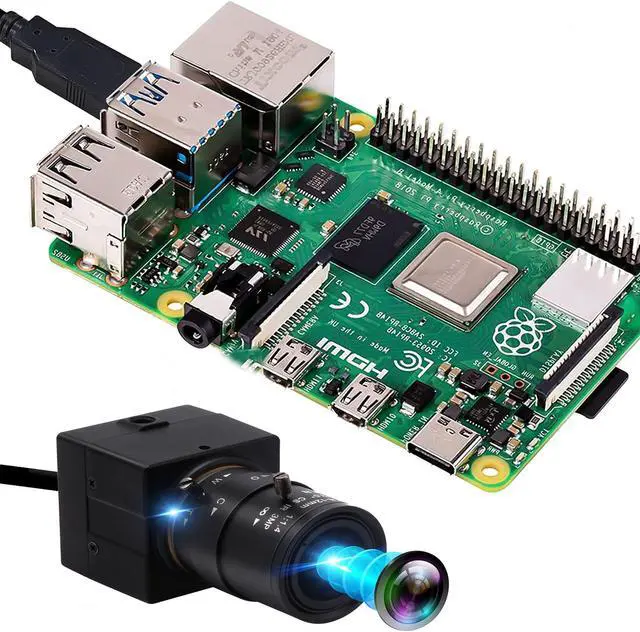Alt view image 4 of 5 - IFWATER 1080P USB Camera 2.8-12mm 4X Optical Manual Zoom Lens, 2MP USB Camera with CMOS OV2710 Sensor,High Frame Rate Streaming Teaching USB Webcam Plug and Play for OpenCV Window/Linux/Raspberry Pi