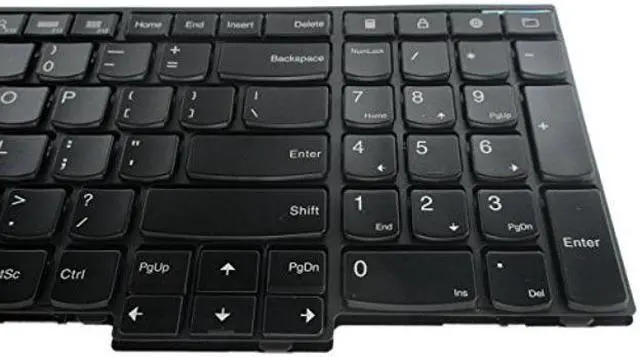 Alt view image 5 of 5 - SUNMALL Laptop Keyobard Replacement with Backlit and Pointer Compatible with Lenovo ThinkPad Edge E531 E540 W540 W541 W550 W550S T540 T540P T550 L540 Series Fit P/N 0C45254 Black US Layout