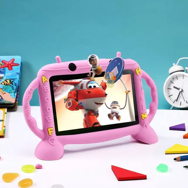 Alt view image 3 of 5 - MengDash Kids Tablet, 7 inch Tablet for Kids 2-10, Educational Learning Toddler Tablet Android 11, 3GB RAM+32GB ROM Storage, Google Play YouTube