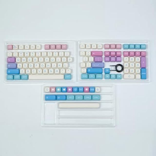 ZXMICYFA PBT Keycaps, 126 Keys Customized Keycaps, Cute Dye ZXMICYFA PBT Keycaps, 126 Keys Customized Keycaps, Cute Dye