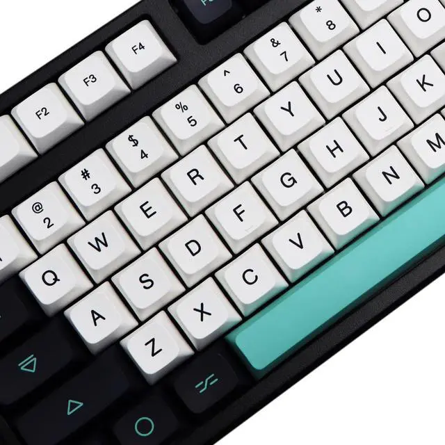 Alt view image 3 of 5 - MOLGRIA Light Cyan Keycaps 129 Set for Mechanical Keyboard, Custom PBT XDA Profile Key Caps with Keycap Puller for Gateron Kailh Cherry MX Switch 104/84/74/68/64/61 ANSI/ISO Keyboard