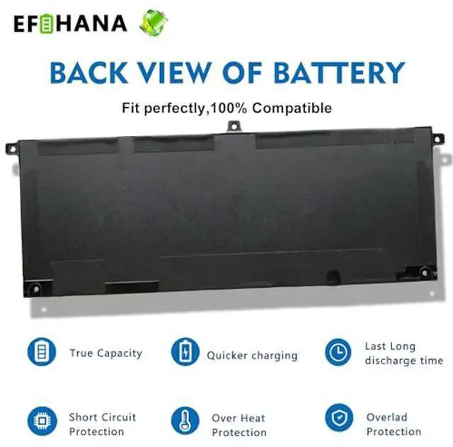 Alt view image 2 of 5 - 53Wh H5CKD Laptop Battery for Dell Latitude 3410 3510 Vostro 5300 5301 5401 5501 5402 Inspiron 5300 5401 5408 5409 5501 5508 5400 5406 5509 7405 7300 7500 7306 7405 7506 2-in-1 Silver Edition 7T8CD