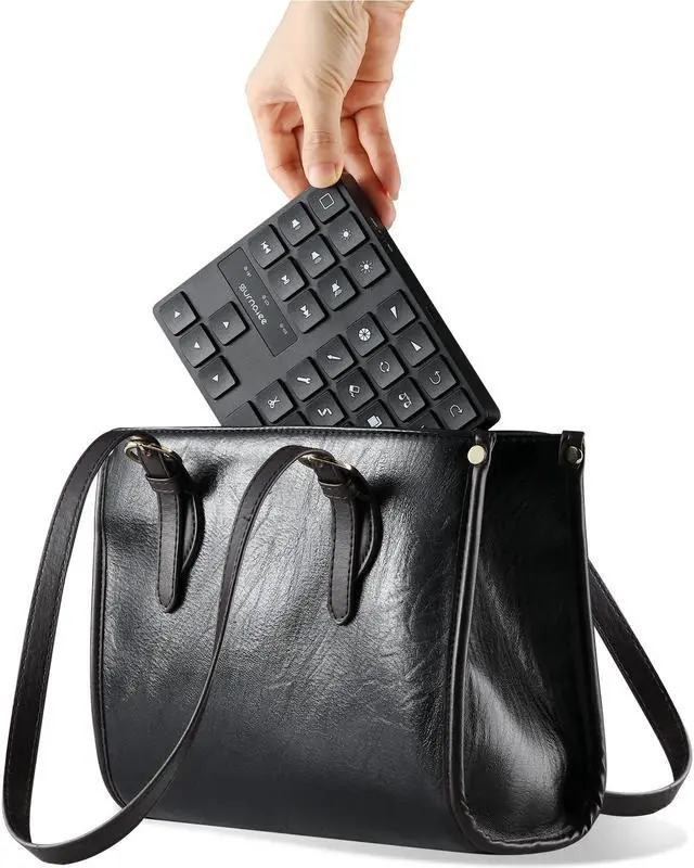Alt view image 5 of 5 - SurnQiee Bluetooth Keypad for iPad Procreate, Wireless Rechargeable Keyboard for Procreate, and Drawing Shortcuts for iPad and Graphic Tablets (Black)