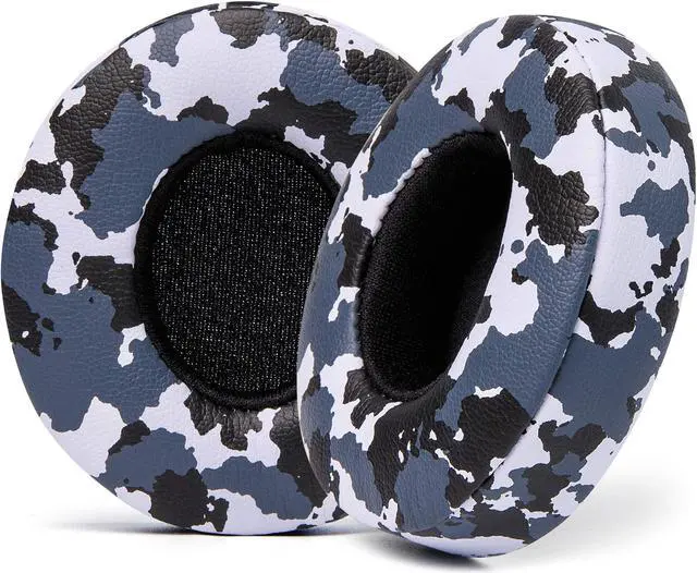 Main image of WC Extra Thick Replacement Earpads for Beats Solo 2 & 3 by Wicked Cushions - Ear Pads for Beats Solo 2 & 3 Wireless ON-Ear Headphones - Soft Leather, Luxury Memory Foam, Strong Adhesive | Snow Camo