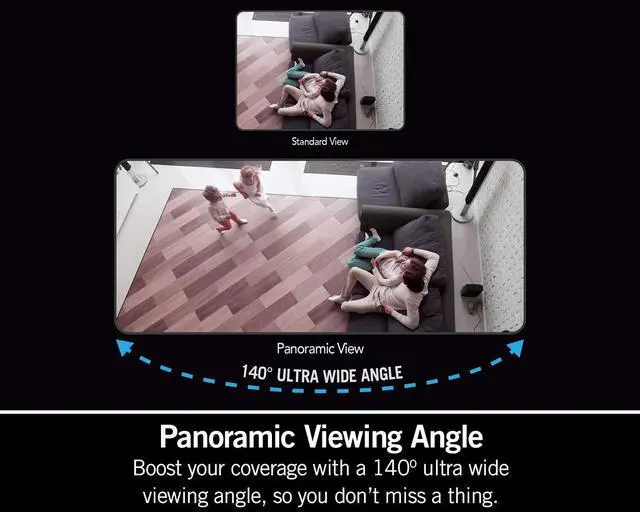 Alt view image 2 of 5 - Night Owl AC Powered 1080p HD Wi-Fi IP Indoor/Outdoor Camera with 100 ft. of Night Vision, 2-Way Audio, Built-in Spotlight, Wide Viewing Angle and Free Remote Viewing App, 2-Pack