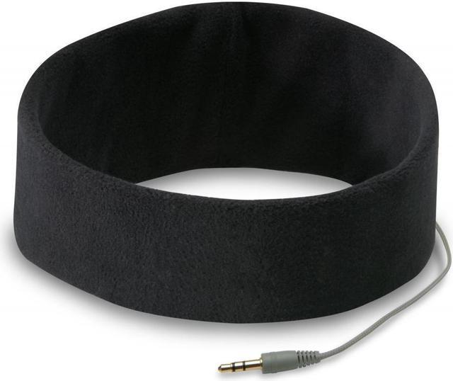 Alt view image 2 of 4 - SleepPhones AcousticSheep Classic | Corded Headphones for Sleep, Travel, and More | The Original and Most Comfortable Headphones for Sleeping | Midnight Black - Fleece Fabric (Size S)