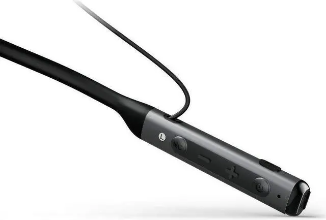 Alt view image 5 of 5 - Philips Wireless Neckband Headphones PN505 with Active Noise Canceling, Voice Assistance, Up to 14hours Play time, Hi-Res Audio (TAPN505BK), Black