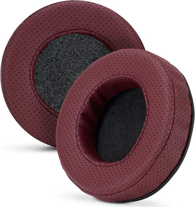 Main image of Brainwavz XL Large Replacement Memory Foam Earpads - Suitable for Many Other Large Over The Ear Headphones - Sennheiser, AKG, HifiMan, ATH, Philips, Fostex, Sony (Perforated Red)