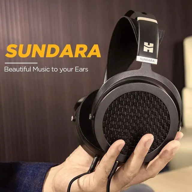 Alt view image 4 of 5 - HIFIMAN SUNDARA Over-Ear Full-Size Planar Magnetic HiFi Stereo Wired Headphones for Studio&Audiophiles (Black)