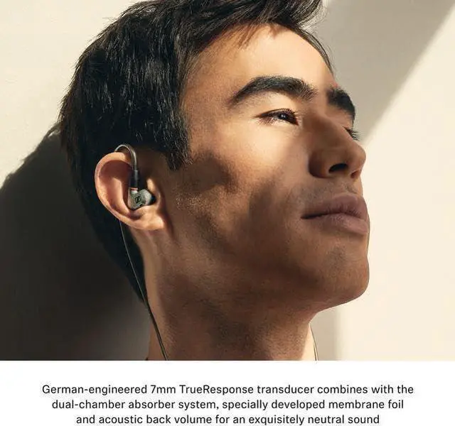 Alt view image 3 of 5 - Sennheiser IE 600 in-Ear Audiophile Headphones - TrueResponse Transducers for exquisitely Neutral Sound, Detachable Cable with Flexible Ear Hooks, Includes Balanced Cable, 2-Year Warranty