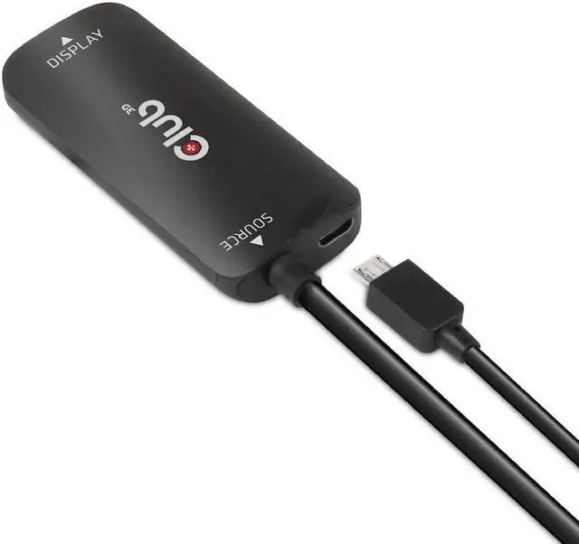 Alt view image 3 of 5 - CLUB3D CAC-1336 HDMI+ Micro USB to USB Type-C 4K120Hz or 8K30Hz M/F Active Adapter