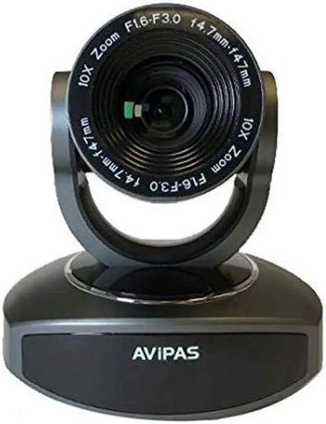 Alt view image 2 of 3 - AVIPAS AV-1081G 10x HDMI PTZ Camera with IP Live Streaming - Dark Grey