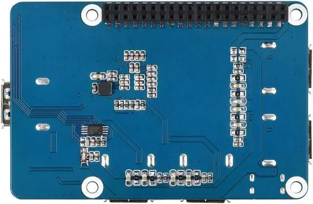 Alt view image 3 of 5 - Waveshare USB 3.2 Gen1 HUB HAT, Compatible with Raspberry Pi 5/4B/3B/Zero/Zero W/Zero 2W/Pico/Pico W/Pico WH, 4X USB 3.2 Gen1 Ports, No Driver Required