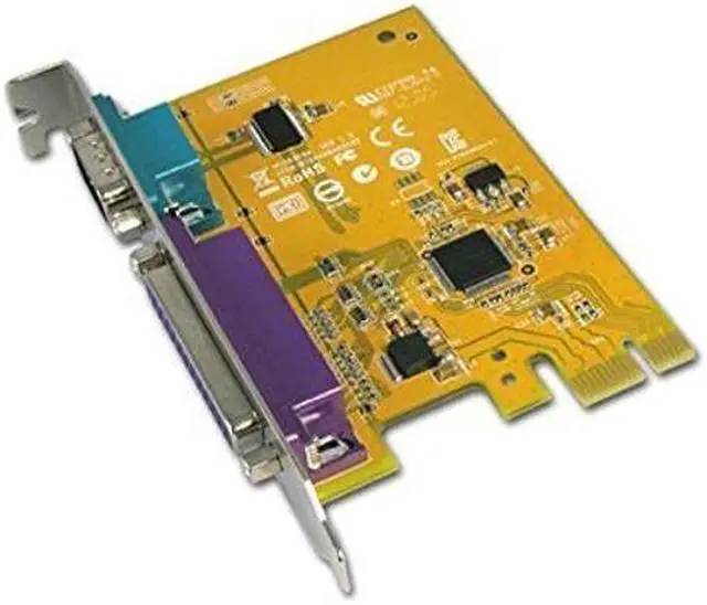 Main image of SUNIX SP 1-Port RS-232 + 1-Port Parallel PCI-E Card (MIO6469A)